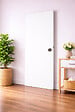 GD MENUISERIES - Porte Coulissante Blanc Pur Lacdor  H204 x L83 cm, Serrure a condamnation - vignette