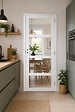 GD MENUISERIES - Bloc Porte Tana Blanc Transparent H204 x L63 cm Côte Tableau P.Gauche - vignette