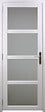 GD MENUISERIES - Bloc Porte Tana Vitrée Blanc H204 x L63 cm Côte Tableau P.Gauche - vignette
