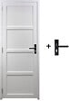 GD MENUISERIES - Bloc Porte Tamera Blanc H204 x L63 cm Côte Tableau P.Droite,Poignee - vignette