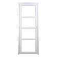 GD MENUISERIES - Bloc Porte Tana Blanc Transparent H204 x L63 cm Côte Tableau P.Droit - vignette