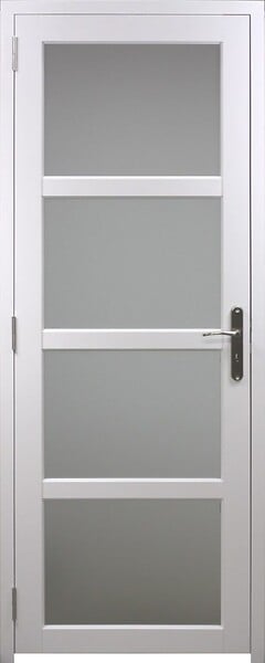 GD MENUISERIES - Bloc Porte Tana Vitrée Blanc H204 x L63 cm Côte Tableau P.Droit - large