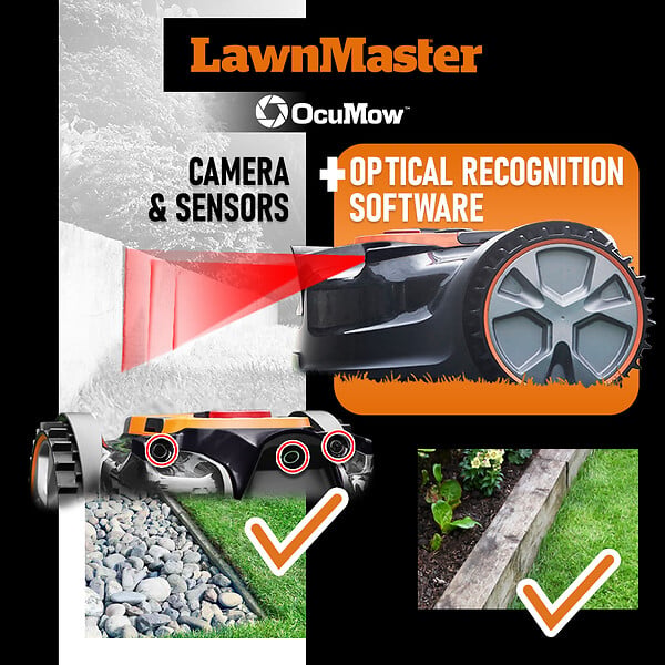 LAWNMASTER - Robot tondeuse autonome 24V sans fil périmétrique - Le robot le plus simple du marché - large