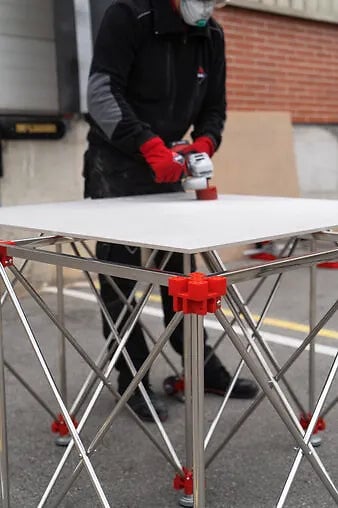 RUBI - Table rétractable 120x120 - RUBI - 28918 - large