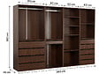 HABITAT ET JARDIN - Kit dressing " Opéra " modulable - 4 éléments - Marron - vignette