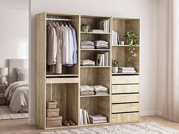 HABITAT ET JARDIN - Kit dressing " Opéra " modulable - 3 éléments - Beige - large