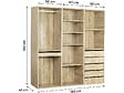 HABITAT ET JARDIN - Kit dressing " Opéra " modulable - 3 éléments - Beige - vignette
