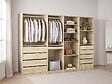 HABITAT ET JARDIN - Kit dressing " Opéra " modulable - 4 éléments - Beige - vignette