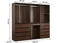 HABITAT ET JARDIN - Kit dressing " Opéra " modulable - 3 éléments - Marron - vignette