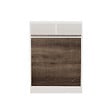 HABITAT ET JARDIN - Table de repas pliable en bois "Bracked" - 70 x 15 x 96 cm - Beige - vignette