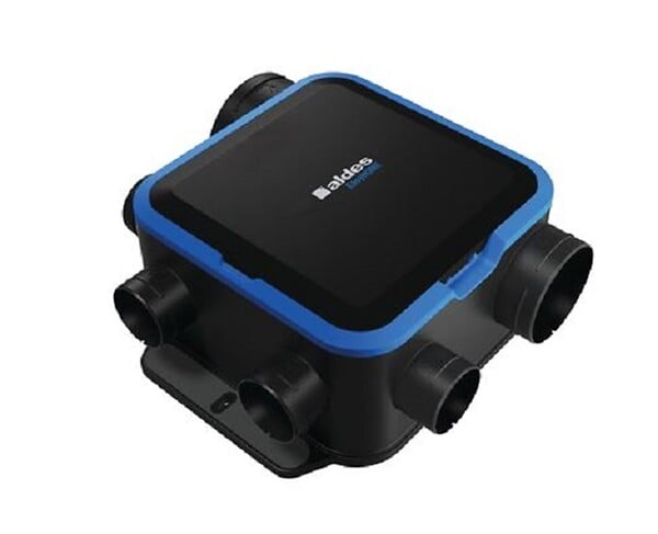 ALDES - Kit VMC EasyHOME hygro compact Premium MW BDH - 4 piquages Ø 80mm + 1 Ø 125 mm et 1 rejet Ø 160mm - large