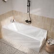 ALLIBERT - Pack Baignoire 180x80cm et 2 Tabliers recoupables - Blanc Brillant - Marina Round Duo - vignette