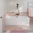 ALLIBERT - Pack Baignoire Duo 170x75cm avec Tabliers recoupables 180cm et 80cm - Blanc Brillant - MAE - vignette