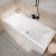 ALLIBERT - Pack Baignoire 180x80cm et 2 Tabliers recoupables - Blanc Brillant - Marina Square Duo - vignette