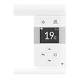 THERMOR - Sèche-serviettes étroit connecté Riva 5 - 500+1000W - Avec soufflerie - Blanc - vignette