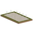 ALTANKA - Piscine hors sol en bois AQUA 10.2 x 5.2 - H.1.45 m, sable, cadre en métal - sans dalle - BAS7310OSPU3 - vignette