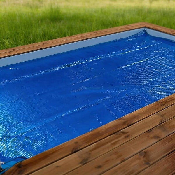 ALTANKA - Bâche à bulles d'été 9.67 x 4.67 m pour piscine BAS7310 - PLAN310L - large