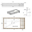ALTANKA - Piscine hors sol en bois AQUA 10.2 x 5.2 - H.1.45 m avec plage, sable, fixations à visser - BAS7310OSPL3+PLA310 - vignette