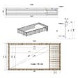 ALTANKA - Piscine hors sol en bois AQUA 10.2 x 5.2 - H.1.45 m avec plage, sable, cadre en métal - sans dalle - BAS7310OSPU3+PLA310 - vignette