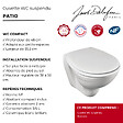 JACOB DELAFON - Cuvette WC suspendu compact PMR Patio avec abattant - vignette
