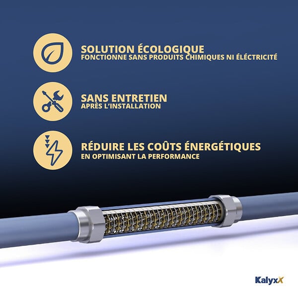 SWISS AQUA TECHNOLOGIES - Adoucisseur d'eau Anticalcaire Antibacterien innovant IPS Kalyxx Active G3/4 " femelle  (IPSKXAG34) - large
