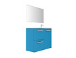 VIF - Set de 2 tiroirs en MDF - Bleu - l35xP45cm - vignette
