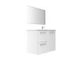 VIF - Set de 2 tiroirs en MDF enduit de PVC - Blancs - l60xP45xH18cm - vignette