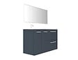 VIF - Set de 2 tiroirs - Gris foncé en MDF enduit de PVC - l60xP45xH18cm - vignette