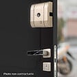AYR - AYR Verrou int_LOCK PRO 508 : verrou intelligent pilotable à distance, blanc Bluetooth avec alarme - vignette
