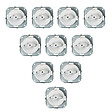 FONTINI - Lot de 10 Interrupteurs Va-et-Vient FONTINI Garby Colonial – Rétro en Porcelaine Blanche – Style Vintage, Installation Encastrable-FONTINI - vignette