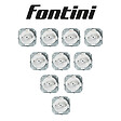 FONTINI - Lot de 10 Interrupteurs Va-et-Vient FONTINI Garby Colonial – Rétro en Porcelaine Blanche – Style Vintage, Installation Encastrable-FONTINI - vignette
