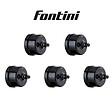 FONTINI - Lot de 5 Interrupteurs Va-et-Vient FONTINI Garby Colonial – Rétro en Porcelaine Noire – Style Vintage, Installation Encastrable-FONTINI - vignette