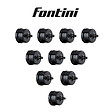 FONTINI - Lot de 10 Interrupteurs Va-et-Vient FONTINI Garby Colonial – Rétro en Porcelaine Noire – Style Vintage, Installation Encastrable-FONTINI - vignette