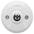 FONTINI - Interrupteur va-et-vient - Gamme Dimbler porcelaine blanche manette et vis chrome brillant - Sans passe-câble 250V 10AX - Vintage-FONTINI - vignette
