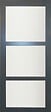 GD MENUISERIES - Porte Coulissante Blakeria Gris Anthr Vitrée H204 x L83 cm - vignette
