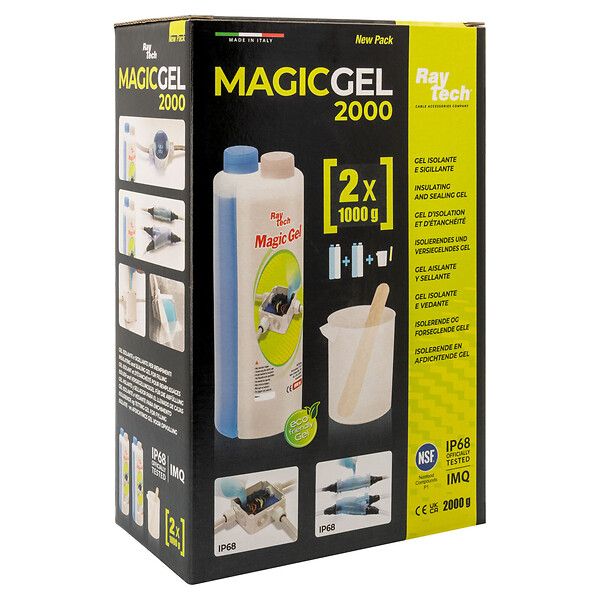 RAYTECH - RAYTECH Magic Gel – Gel isolant bi-composant - 2 x 1000 ml - large