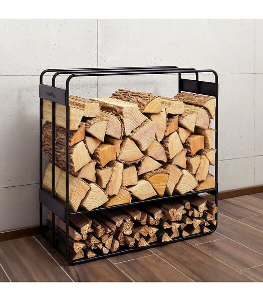 COOK KING - Porte bûches ZENO acier robuste rangement stable CookKing 333253 - large