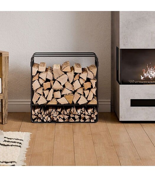 COOK KING - Porte bûches ZENO acier robuste rangement stable CookKing 333253 - large