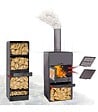 COOK KING - Cheminée extérieure acier robuste VENTO grille incluse CookKing PACK-111501DG - vignette