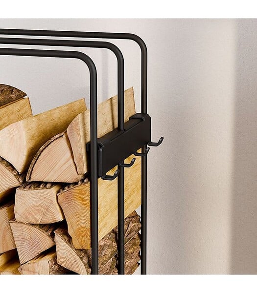 COOK KING - Porte bûches LOFT acier robuste rangement pratique CookKing 333250 - large