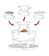 COOK KING - Braséro VIKING XXL 80cm grande capacité grille CookKing PACK-111562-1 - vignette