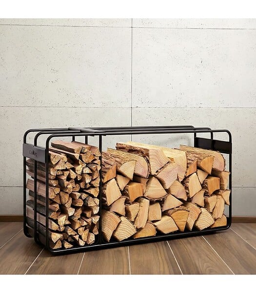 COOK KING - Porte bûches FLOX acier robuste design pratique CookKing 333255 - large
