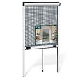 VOUNOT - Store moustiquaire pour fenetre enroulable et recoupable en aluminium L80 x H130 cm Blanc - vignette