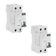 SIEMENS - Lot de 3 interrupteurs différentiels 30 mA – 40A Type A + 40A Type AC – CE / NF - vignette