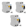 EATON CAPRI - Lot de 3 interrupteurs différentiels - vignette