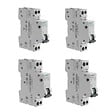 SIEMENS - Lot de 8 disjoncteurs modulaires Ph+N – 2×10A, 3×16A, 2×20A, 1×32A - vignette