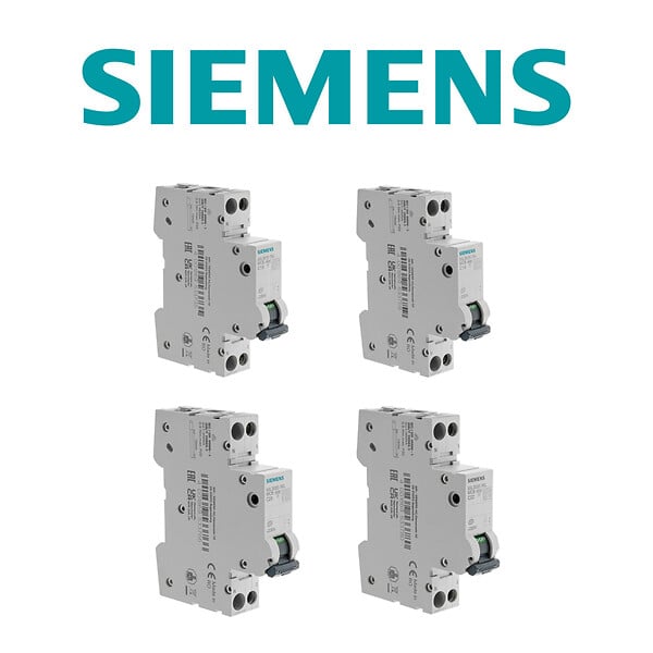 SIEMENS - Lot de 8 disjoncteurs modulaires Ph+N – 2×10A, 3×16A, 2×20A, 1×32A - large