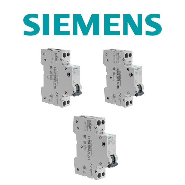 SIEMENS - Lot de 8 disjoncteurs modulaires Ph+N – 2×10A, 3×16A, 2×20A - large
