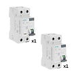 SIEMENS - Lot de 2 interrupteurs différentiels 30 mA – 40A Type A + 40A Type AC – CE / NF - vignette