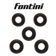 FONTINI - Lot de 5 Plaques Décoratives 1 Poste Garby Colonial – Porcelaine noire – Compatible Gammes GARBY, GARBY COLONIAL et DIMBLER – Pose En Saillie ou Encastrable – Finition Haut de Gamme - vignette